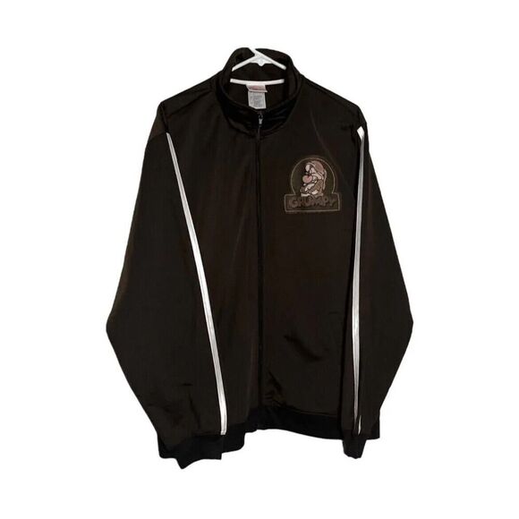 Disney Grumpy Dwarf Track Style Zip Up Jacket Women’s Large - Picture 11 of 12